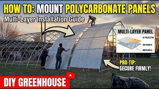 How to install polycarbonate panels